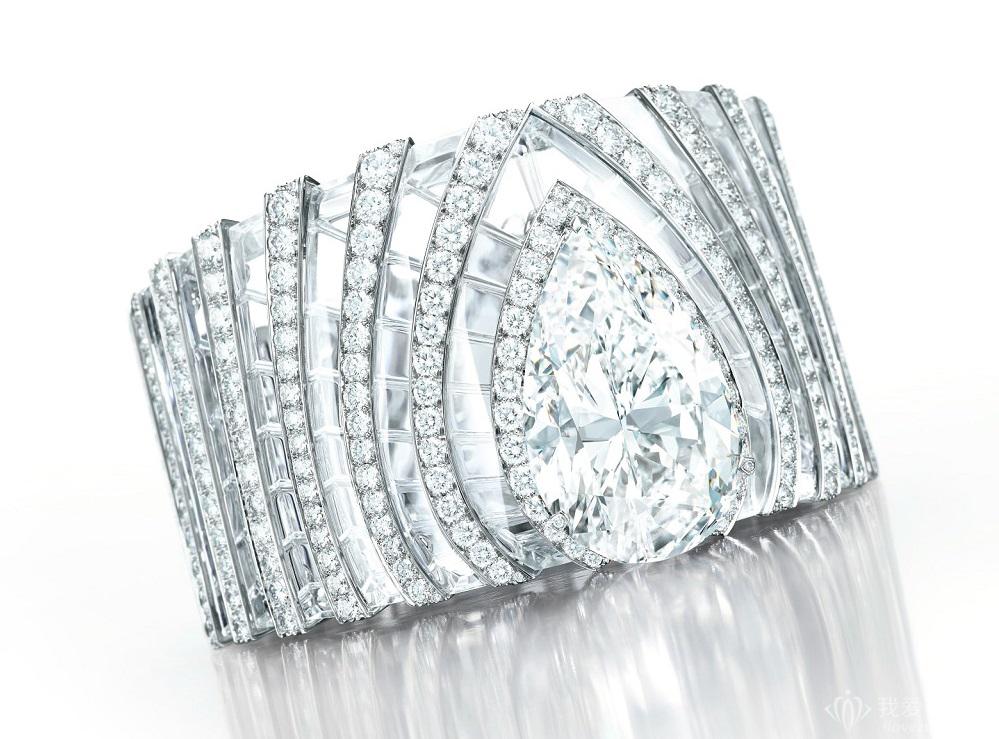 苏富比香港珠宝拍卖6366ct水滴形钻石手镯