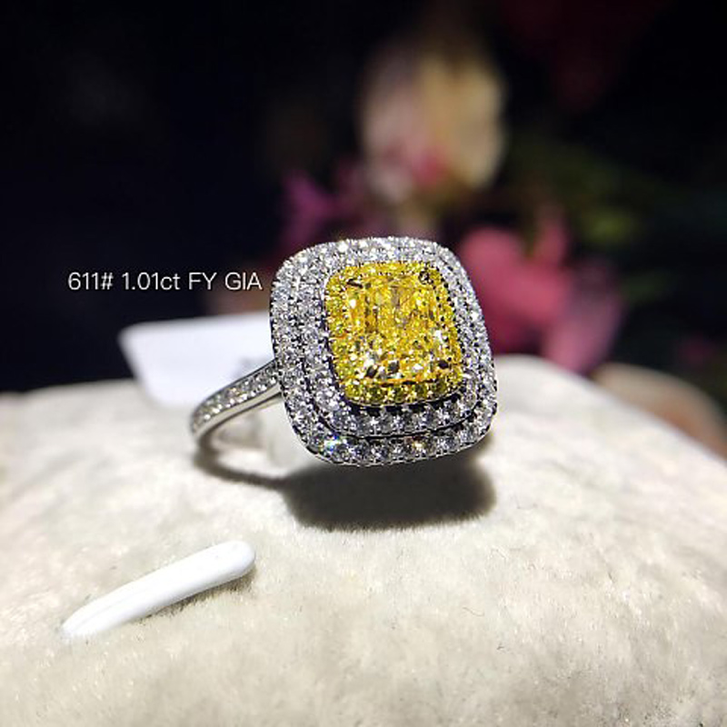 彩钻黄钻两用款 1.01ct FY（彩黄）