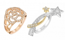 香奈儿珠宝Chanel 推出新金质钻石珠宝：彗星、羽毛与山茶花