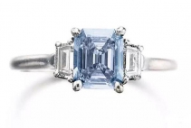 日内瓦苏富比瑰丽珠宝及贵族珠宝拍卖：蒂芙尼蓝钻戒指