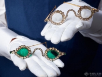 苏富比伦敦宝石眼镜拍卖：天然钻石与祖母绿宝石镜片