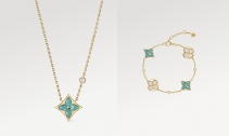 路易威登发布Color Blossom珠宝系列天河石新作：项链、手链